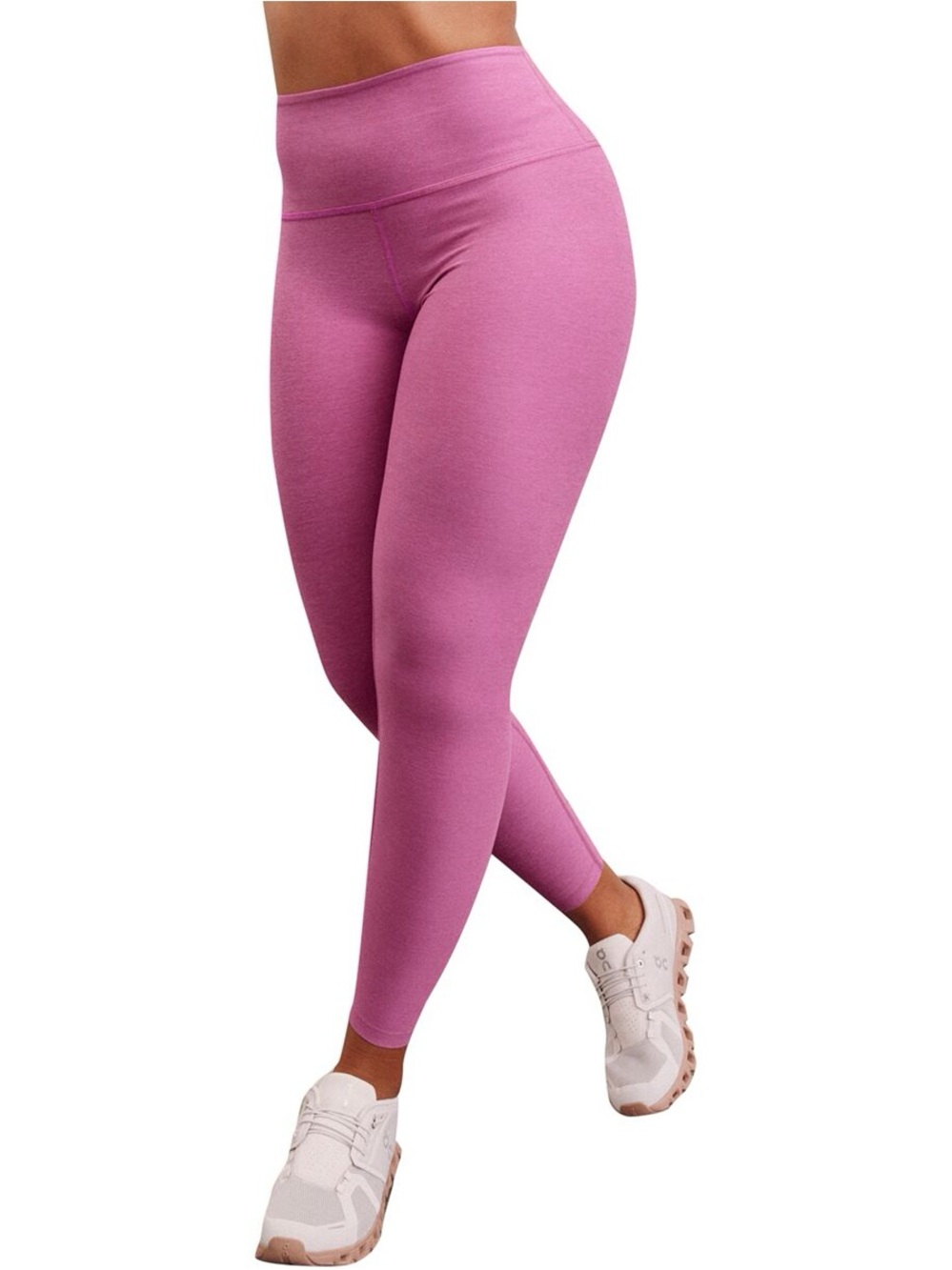 Beyond Yoga High-Waist Pink-Mauve Leggings Spacedye
